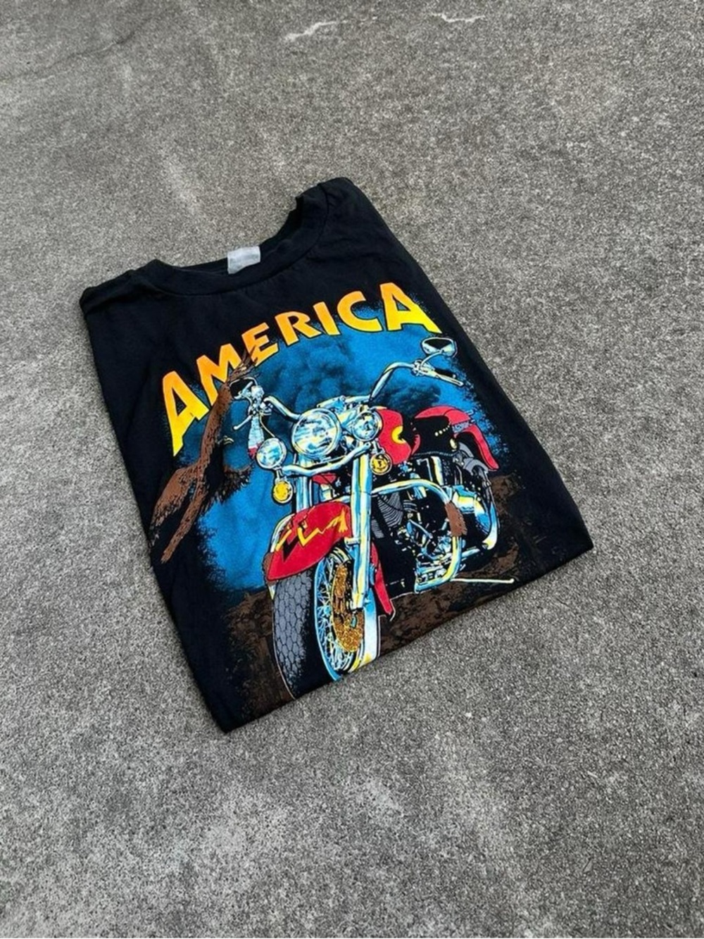 Vintage Single Stitch Motorcycle Tee
